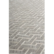 Berlin Hand-Tufted Leather/Viscose Silver/Ivory 9'6