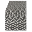 Berlin Hand-Tufted Leather/Viscose Charcoal/Ivory 5'x8' Area Rug