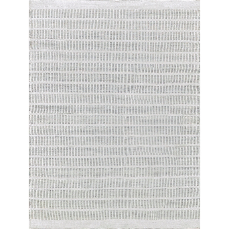 Boca Flatweave Pet Light Silver 5'x8' Area Rug