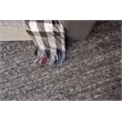 Borelli Handloomed New Zealand Wool Dark Gray 8'x10' Area Rug
