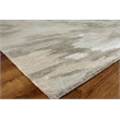Bamboo Silk Hand-Knotted Bamboo Silk Light Silver/Gray 6'x9' Area Rug