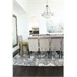 Bamboo Silk Hand-Knotted Bamboo Silk Ivory/Silver 12'x15' Area Rug