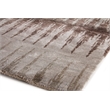 Bamboo Silk Hand-Knotted Bamboo Silk Brown/Gray 6'x9' Area Rug