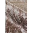Bamboo Silk Hand-Knotted Bamboo Silk Brown/Gray 6'x9' Area Rug