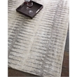 Bamboo Silk Hand-Knotted Bamboo Silk Gray/Silver 6'x9' Area Rug