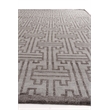 Bamboo Silk Hand-Knotted Bamboo Silk Dark Gray 6'x9' Area Rug