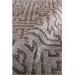 Bamboo Silk Hand-Knotted Bamboo Silk Dark Gray 6'x9' Area Rug
