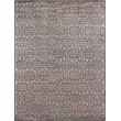 Bamboo Silk Hand-Knotted Bamboo Silk Dark Gray 6'x9' Area Rug