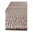 Bamboo Silk Hand-Knotted Bamboo Silk Ivory/Brown 6'x9' Area Rug