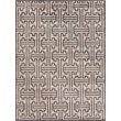 Bamboo Silk Hand-Knotted Bamboo Silk Ivory/Brown 6'x9' Area Rug