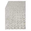 Berlin Hand-Tufted Leather/Viscose Silver/Ivory 9'6