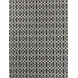 Berlin Hand-Tufted Leather/Viscose Charcoal/Ivory 5'x8' Area Rug