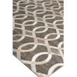 Berlin Hand-Tufted Leather/Viscose Beige/Ivory 11'6