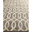 Berlin Hand-Tufted Leather/Viscose Beige/Ivory 11'6