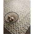 Berlin Hand-Tufted Leather/Viscose Beige/Ivory 11'6