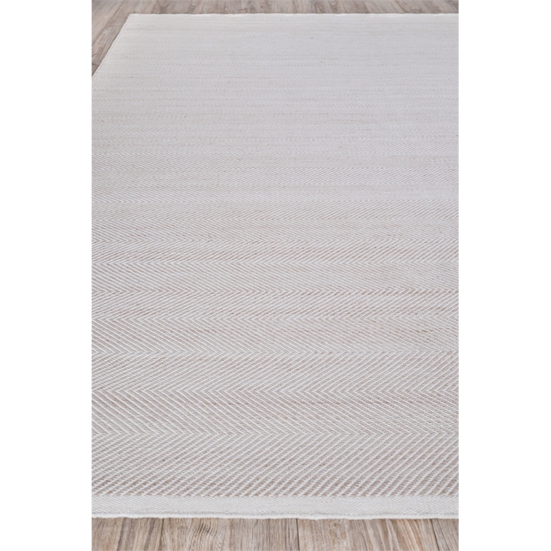 Bintan Flatweave Pet Ivory/Beige 5'x8' Area Rug