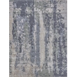 Bamboo Silk Hand-Knotted Bamboo Silk Blue/Gray 6'x9' Area Rug