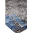 Bamboo Silk Hand-Knotted Bamboo Silk Blue/Gray 8'x21'6