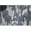 Bamboo Silk Hand-Knotted Bamboo Silk Navy Blue 9'x12' Area Rug