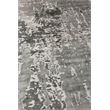 Bamboo Silk Hand-Knotted Bamboo Silk Gray/Silver 3'x14' Area Rug