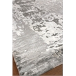Bamboo Silk Hand-Knotted Bamboo Silk Gray/Silver 3'x14' Area Rug