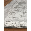 Bamboo Silk Hand-Knotted Bamboo Silk Gray/Silver 3'x14' Area Rug