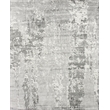 Bamboo Silk Hand-Knotted Bamboo Silk Gray/Silver 3'x14' Area Rug