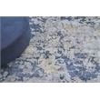 Bamboo Silk Hand-Knotted Bamboo Silk Blue/Gray 6'x9' Area Rug