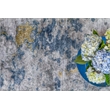 Bamboo Silk Hand-Knotted Bamboo Silk Blue/Gray 6'x9' Area Rug