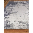 Bamboo Silk Hand-Knotted Bamboo Silk Blue/Gray 6'x9' Area Rug