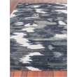 Bamboo Silk Hand-Knotted Bamboo Silk Navy Blue 6'x9' Area Rug