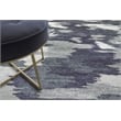 Bamboo Silk Hand-Knotted Bamboo Silk Navy Blue 6'x9' Area Rug
