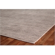 Bamboo Silk Hand-Knotted Bamboo Silk Light Gray 6'x9' Area Rug