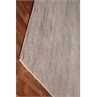 Bamboo Silk Hand-Knotted Bamboo Silk Light Gray 6'x9' Area Rug