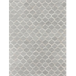 Berlin Hand-Tufted Leather/Viscose Silver/Ivory 11'6