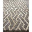 Berlin Hand-Tufted Leather/Viscose Beige/Ivory 9'6
