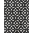 Berlin Hand-Tufted Leather/Viscose Charcoal/Ivory 8'x11' Area Rug