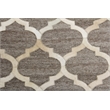 Berlin Hand-Tufted Leather/Viscose Beige/Ivory 11'6