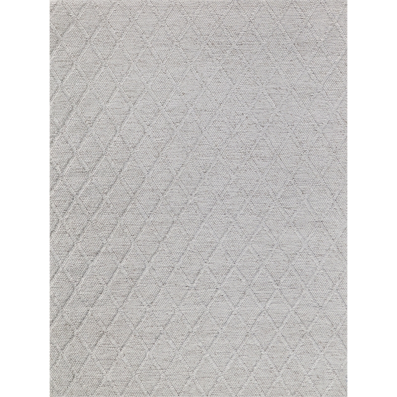 Brentwood Flatweave Wool/Viscose Ivory 6'x9' Area Rug