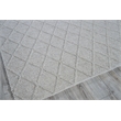 Brentwood Flatweave Wool/Viscose Silver 8'x10' Area Rug