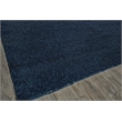 Borelli Handloomed New Zealand Wool Navy Blue 14'x18' Area Rug