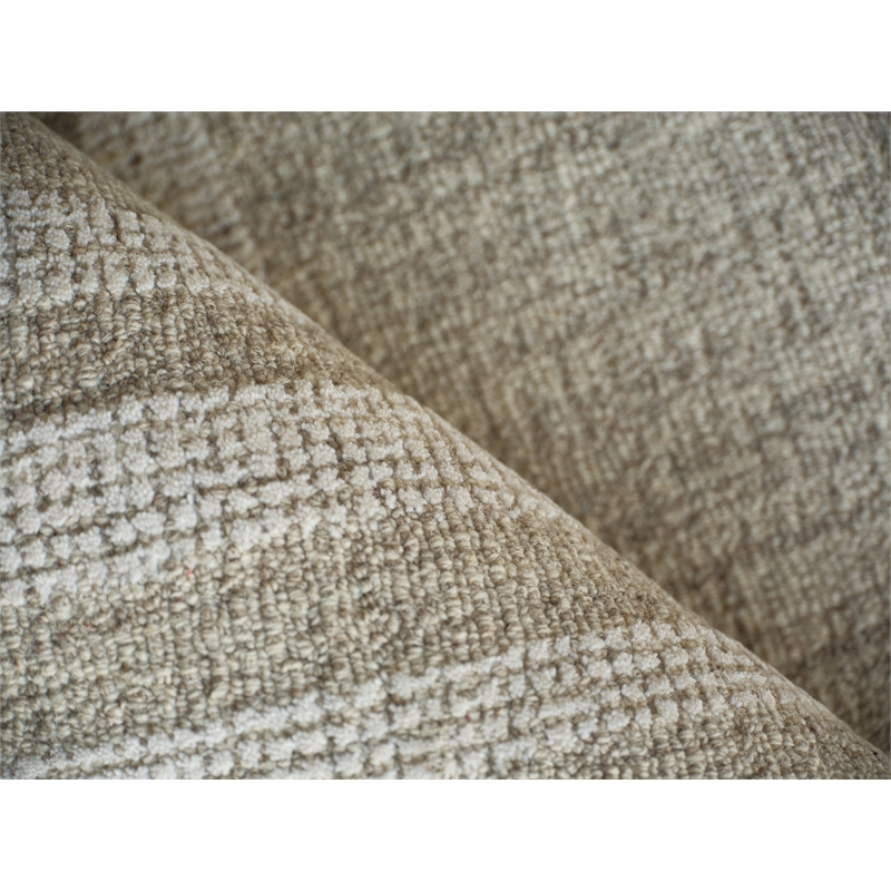 Breckenridge Hand-Tufted New Zealand Wool Beige/Ivory 6'x9' Area Rug