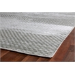 Bubble Handloomed Viscose Light Green 12'x15' Area Rug