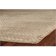 Bubble Handloomed Viscose Light Beige 12'x15' Area Rug