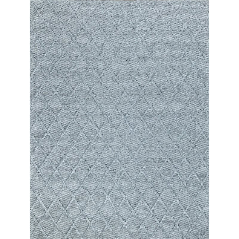 Brentwood Flatweave Wool/Viscose Dark Gray 12'x15' Area Rug