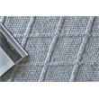 Brentwood Flatweave Wool/Viscose Dark Gray 6'x9' Area Rug