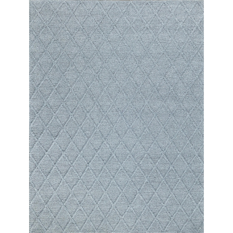 Brentwood Flatweave Wool/Viscose Dark Gray 8'x10' Area Rug