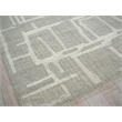 Breckenridge Hand-Tufted New Zealand Wool Gray/Ivory 4'x6' Area Rug