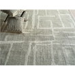 Breckenridge Hand-Tufted New Zealand Wool Gray/Ivory 9'x12' Area Rug