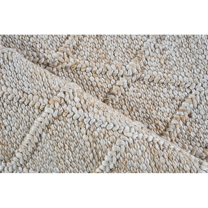 Brentwood Flatweave Wool/Viscose Dark Beige 2'x3' Area Rug